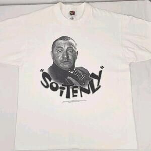 Vintage 1996 Three Stooges Curly Howard Soitenly Men’s Large Comedy Show T-Shirt